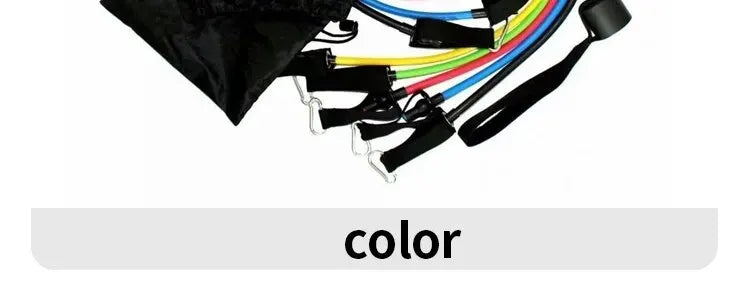 11pcs TPE Resistance Band