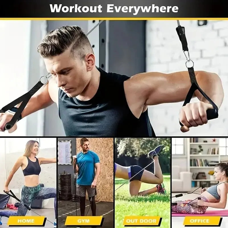 11pcs TPE Resistance Band